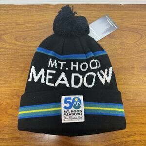 Mt. Hood Meadows - 50 Years One Size Stocking Cap Beanie Hat! NWT